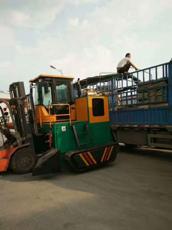 人元生物有機肥設(shè)備裝車組圖