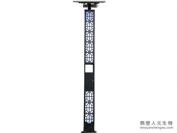 景觀風(fēng)吸式太陽(yáng)能殺蟲(chóng)燈